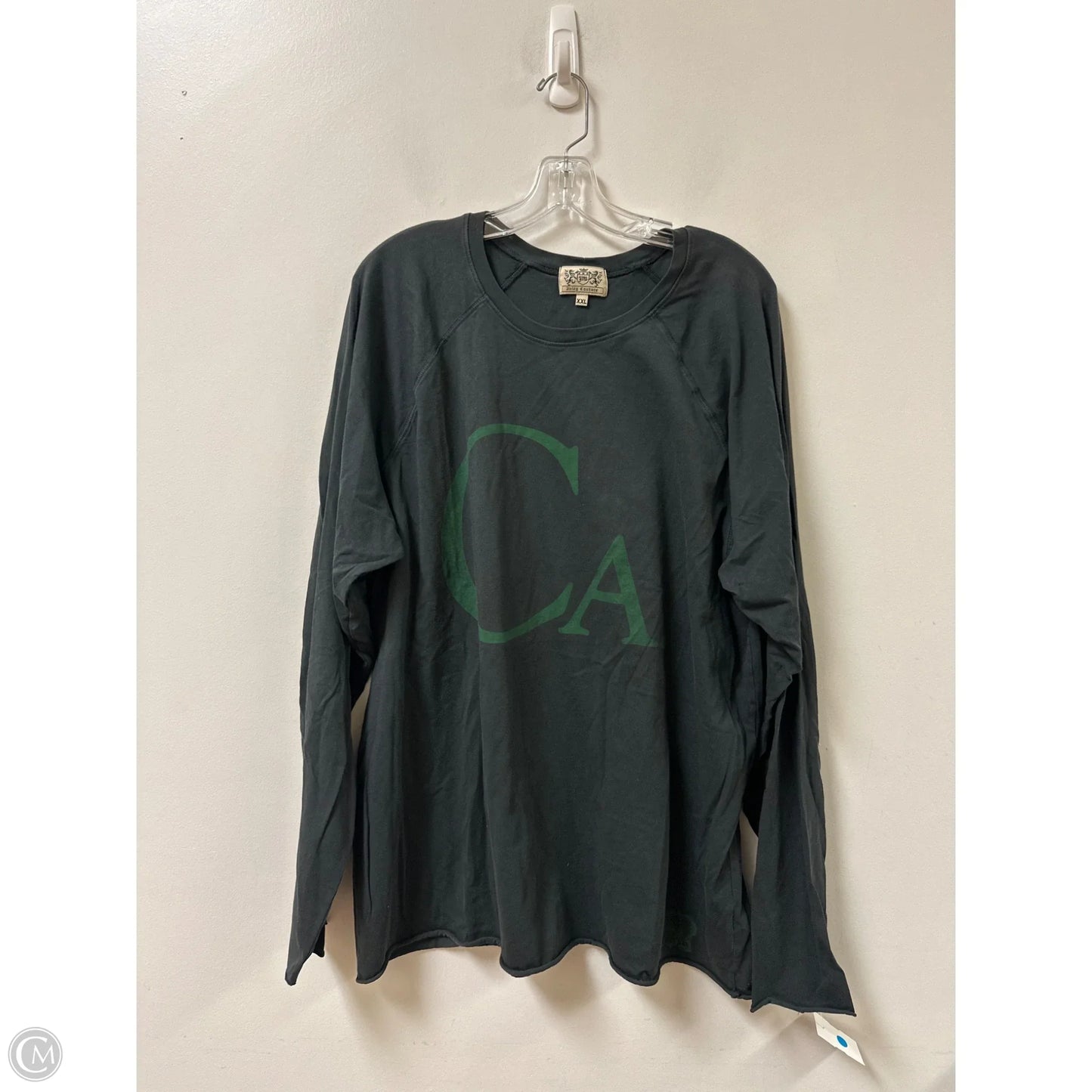 Top Long Sleeve By Juicy Couture In Grey, Size: 1x