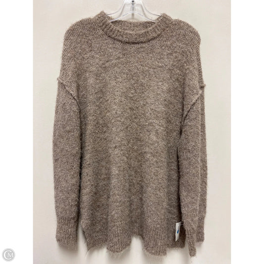 Tunic Long Sleeve By Top Shop In Grey, Size: Xs