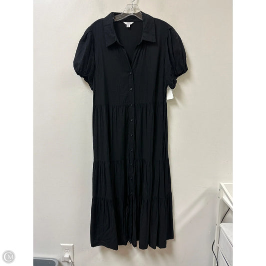 Dress Casual Maxi By Crown And Ivy In Black, Size: L