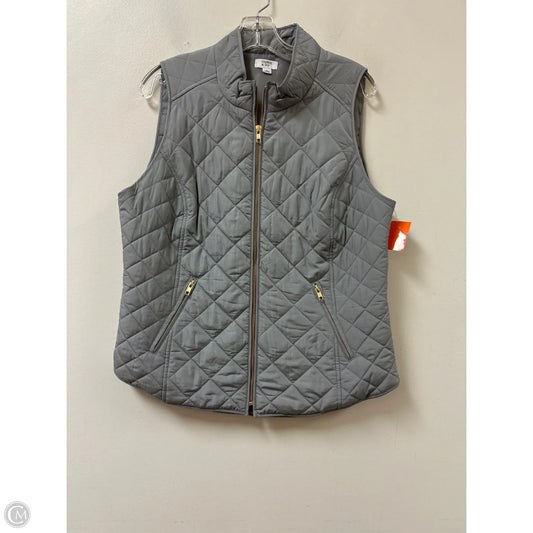 Vest Puffer & Quilted By Crown And Ivy In Grey, Size: L