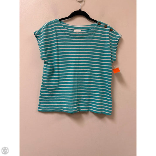 Top Short Sleeve By J. Jill In Blue, Size: S
