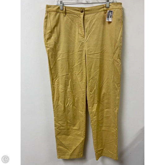 Pants Chinos & Khakis By J. Jill In Yellow, Size: 16