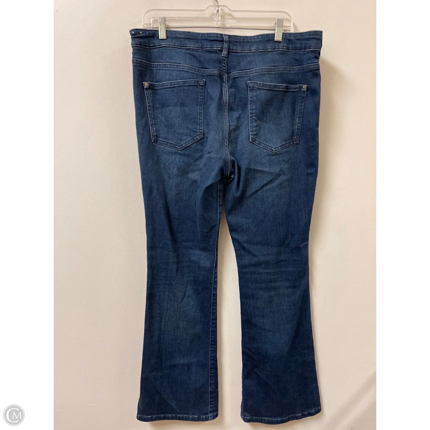 Jeans Skinny By Pilcro In Blue Denim, Size: 18