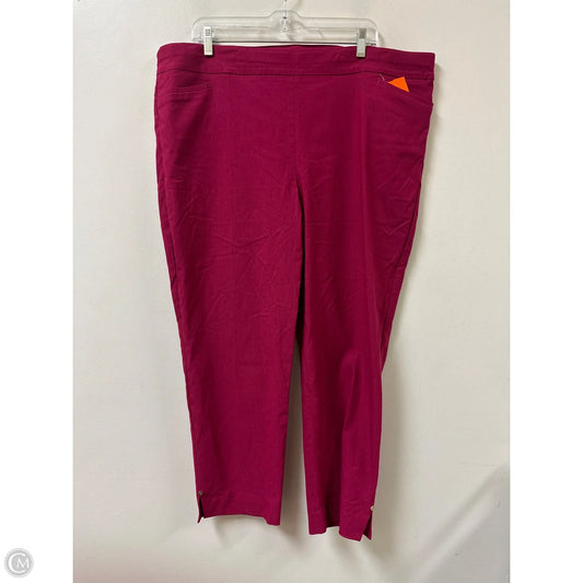 Pants Leggings By Chicos In Purple, Size: 20