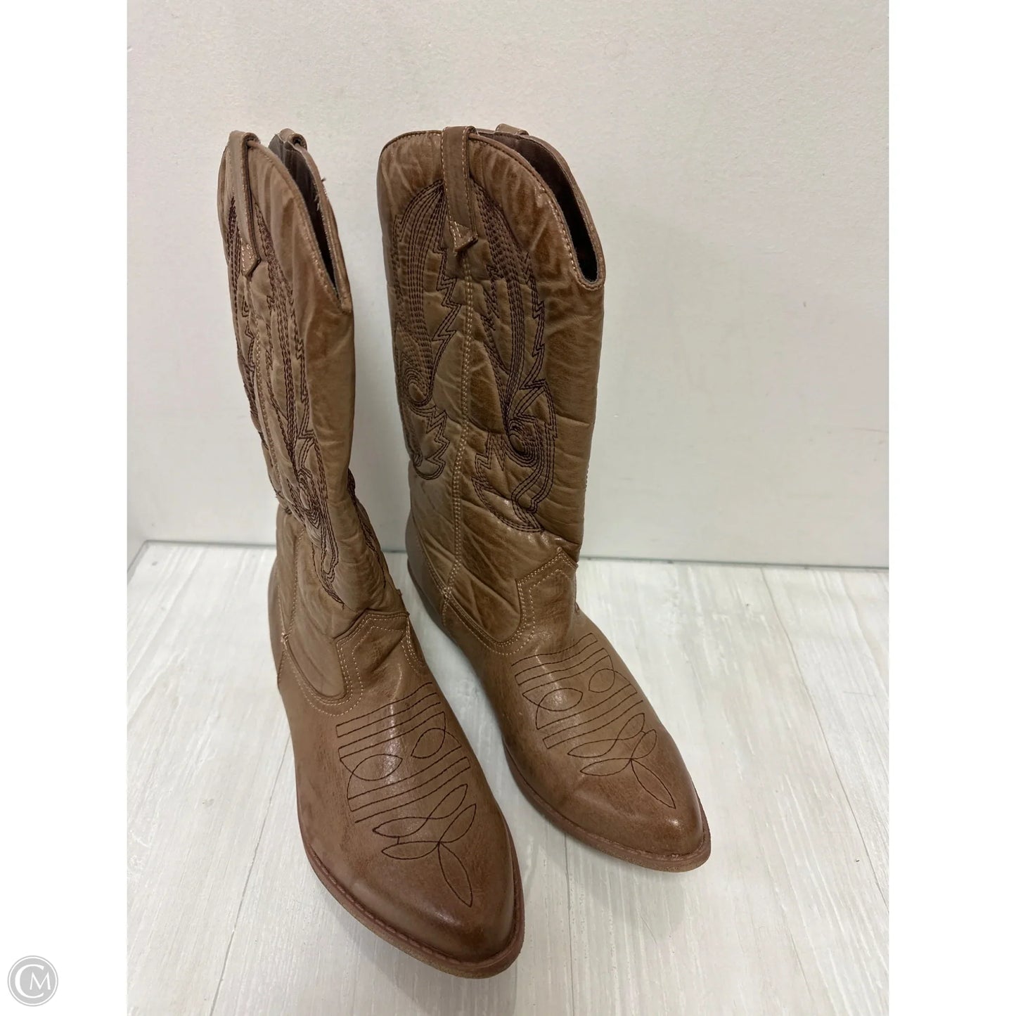 Boots Western By Coconuts In Brown, Size: 10
