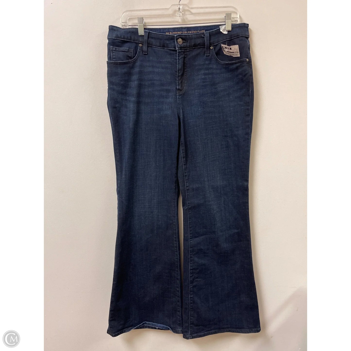 Jeans Wide Leg By Chicos In Blue Denim, Size: 10