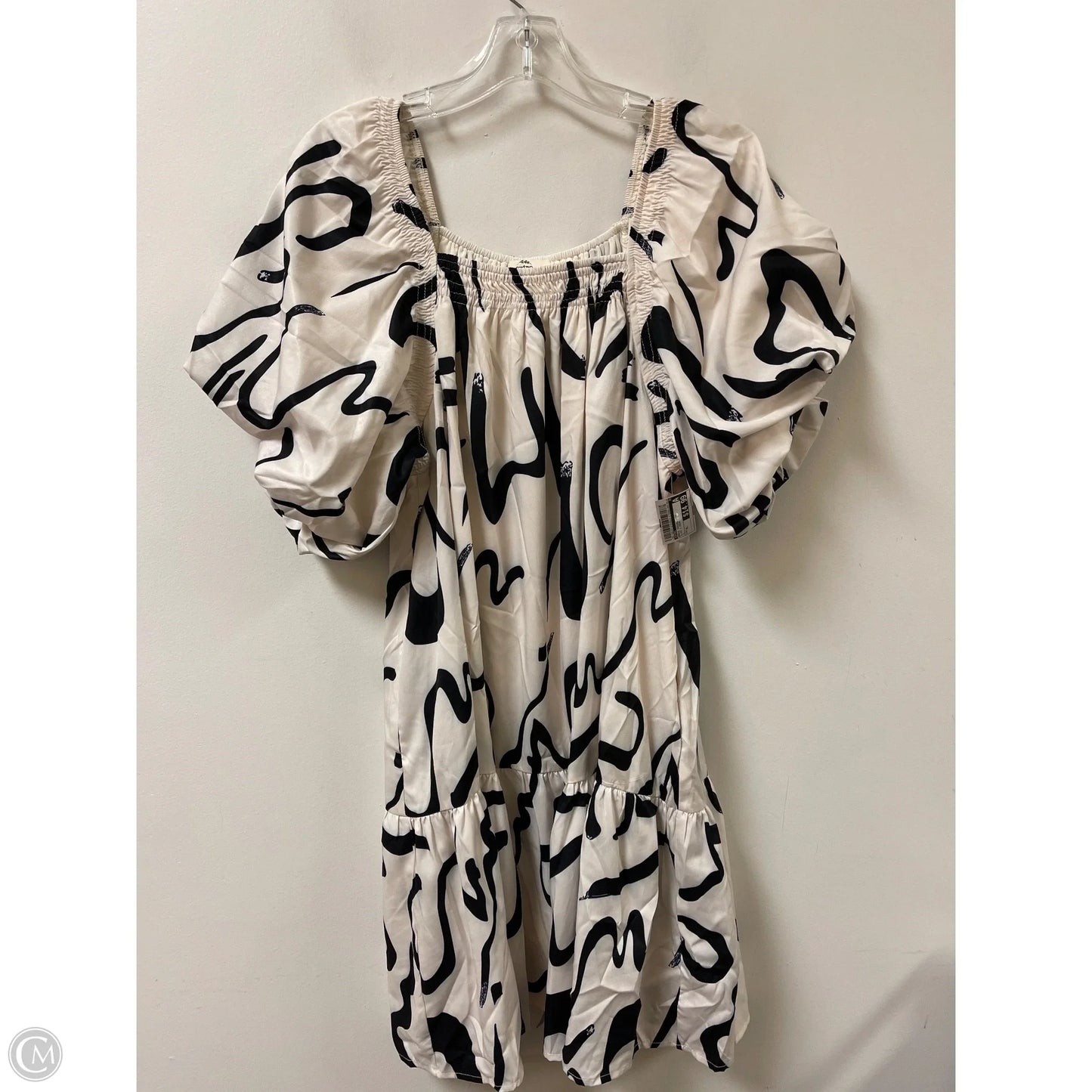 Dress Casual Midi By Entro In Black & Cream, Size: Xl
