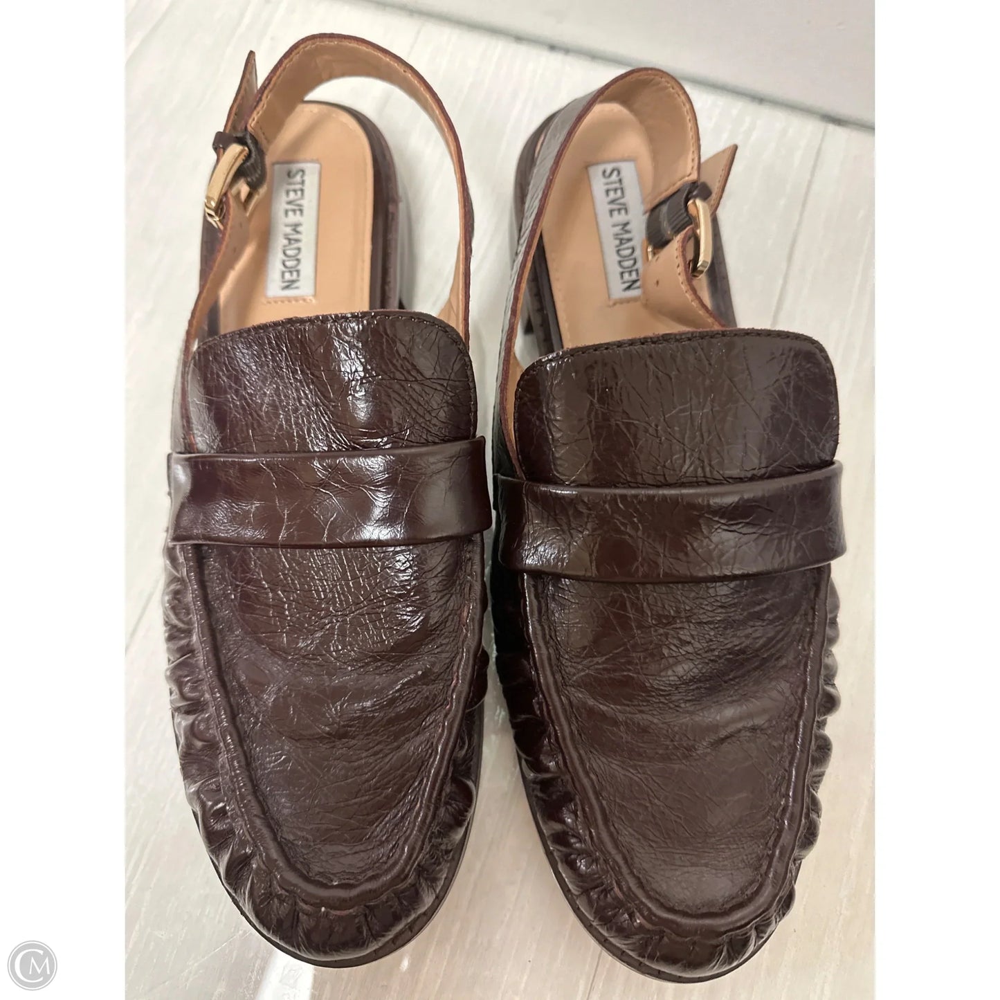 Shoes Flats By Steve Madden In Brown, Size: 10