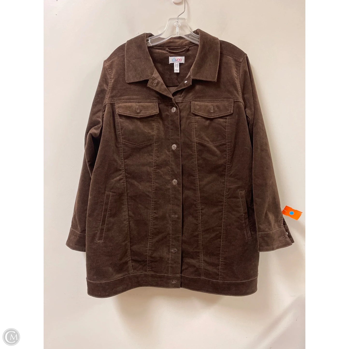 Jacket Other By D&co. In Brown, Size: 1x