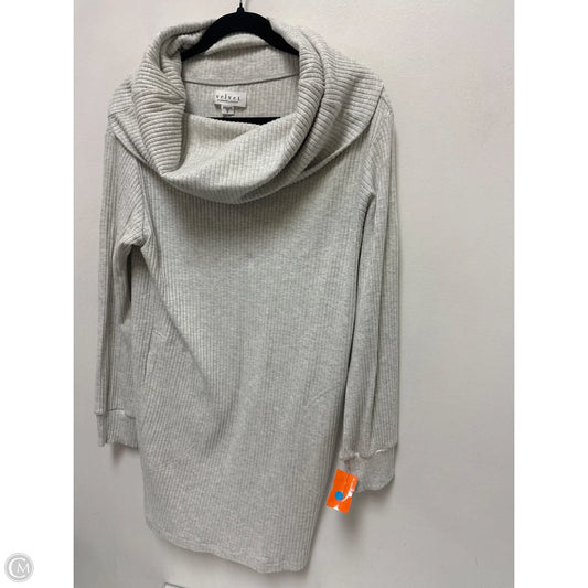 Tunic Long Sleeve By Velvet In Grey, Size: S