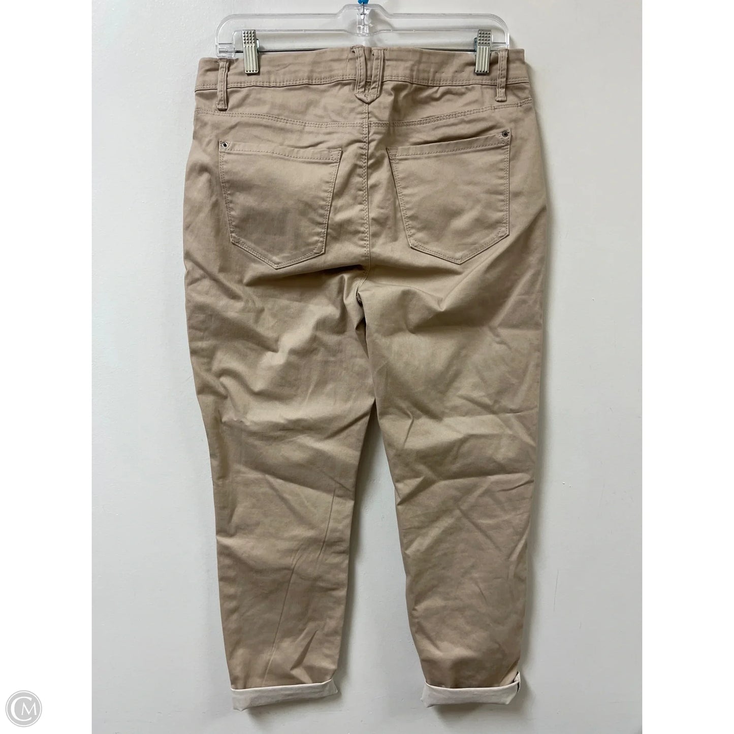 Jeans Skinny By Curve Appeal In Tan, Size: 10