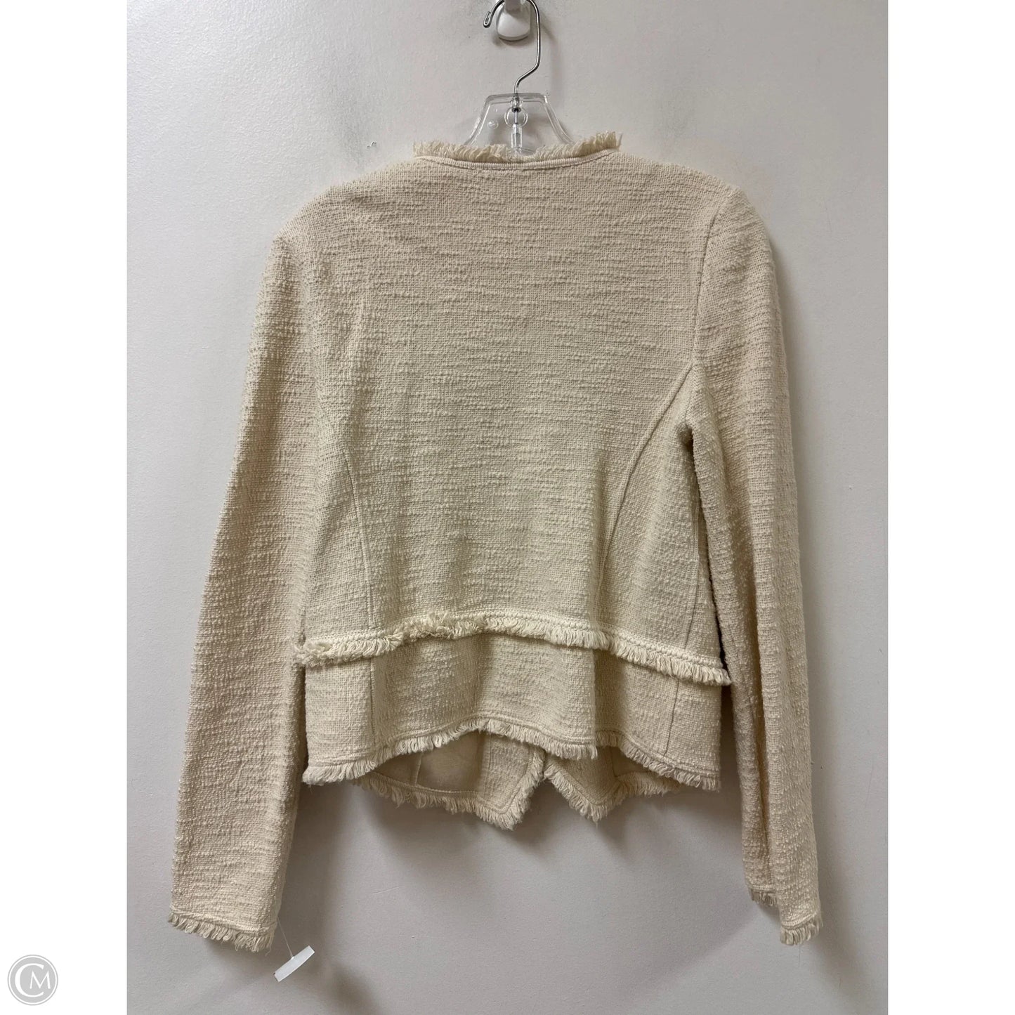 Blazer By Anthropologie In Cream, Size: M