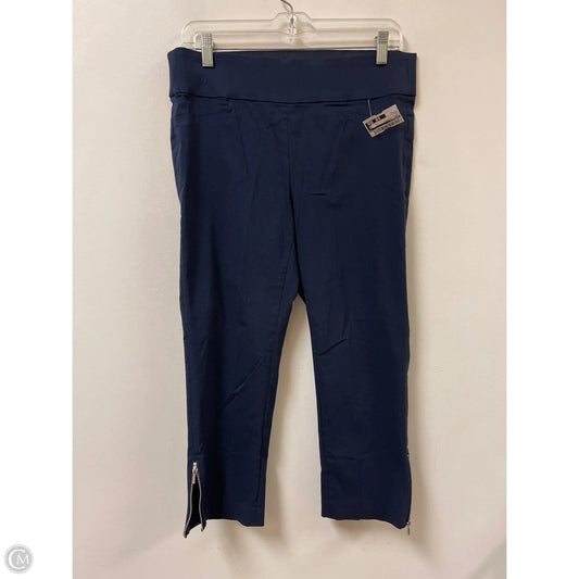 Pants Leggings By Rafaella In Navy, Size: 12