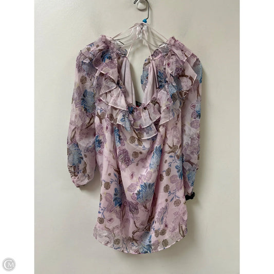 Top Long Sleeve By Vince Camuto In Purple, Size: 2x