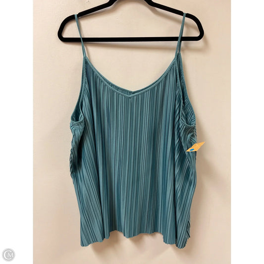 Top Sleeveless By Maurices In Blue, Size: 3x