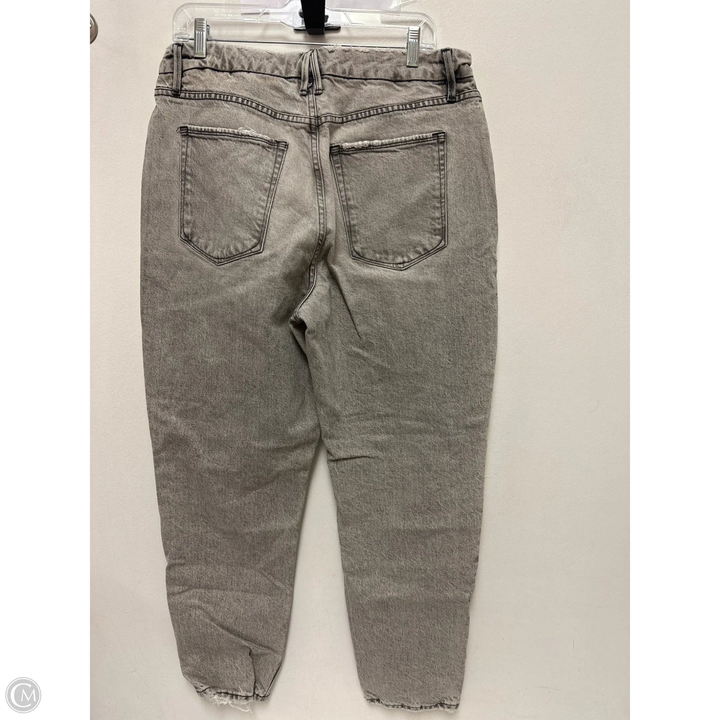 Jeans Skinny By Good American In Grey, Size: 14