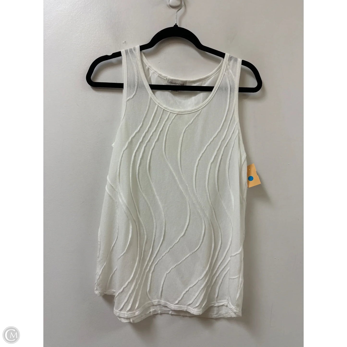 Top Sleeveless By Coldwater Creek In Cream, Size: S