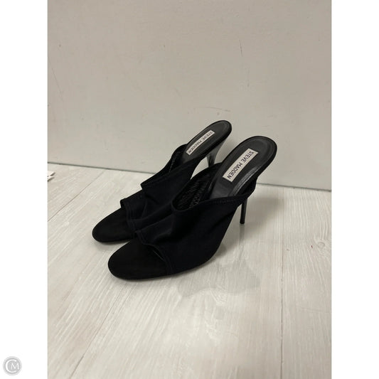 Sandals Heels Stiletto By Steve Madden In Black, Size: 10