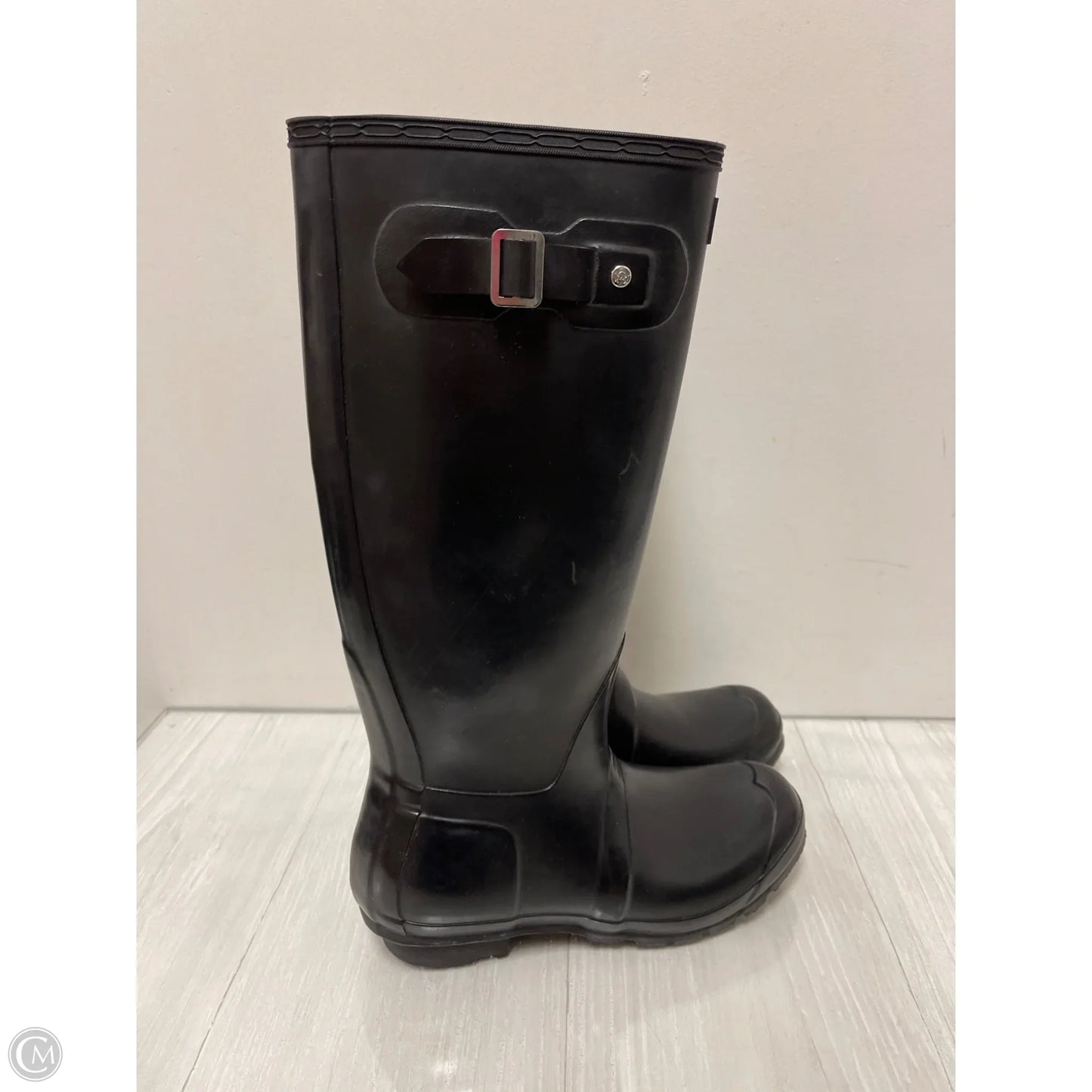 Boots Rain By Hunter In Black, Size: 7