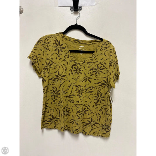 Top Short Sleeve By Sonoma In Green, Size: M