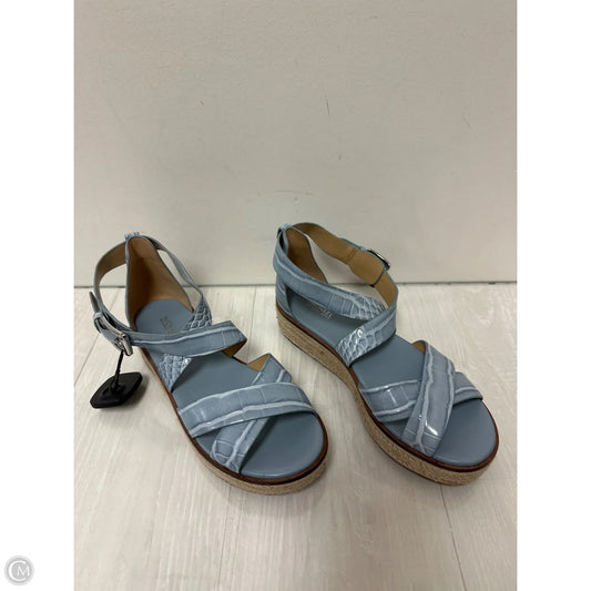 Sandals Designer By Michael Kors In Blue, Size: 9