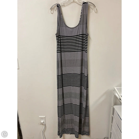 Dress Casual Maxi By Merona In Black & White, Size: 1x