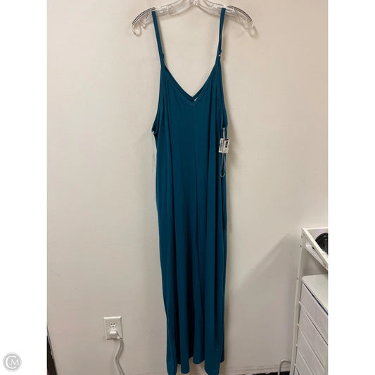 Dress Casual Maxi By Zenana Outfitters In Teal, Size: 2x