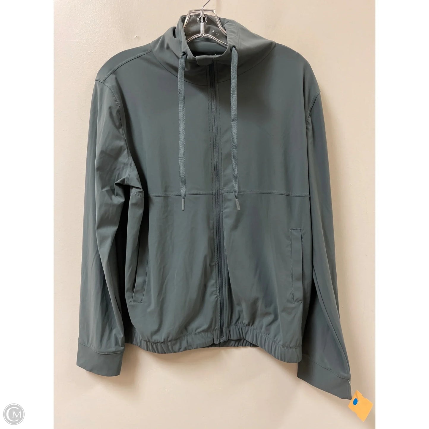 Athletic Jacket By Kirkland In Grey, Size: S