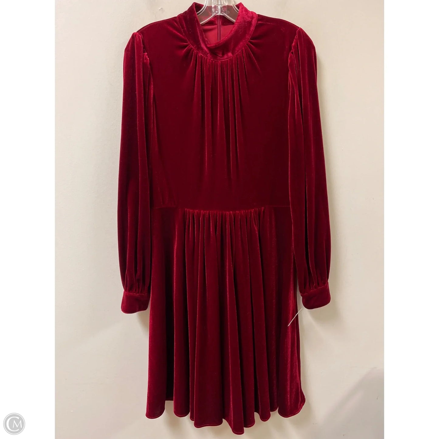 Dress Casual Midi By Calvin Klein In Red, Size: S