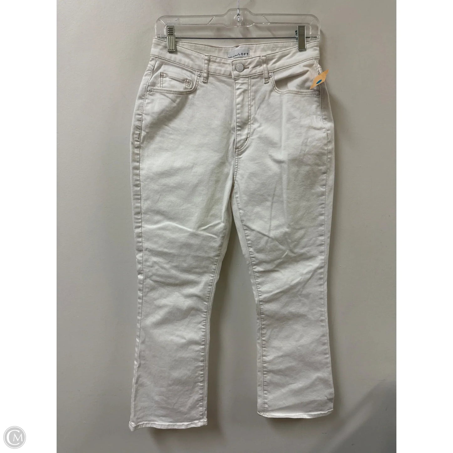 Jeans Boot Cut By Loft In White, Size: 4