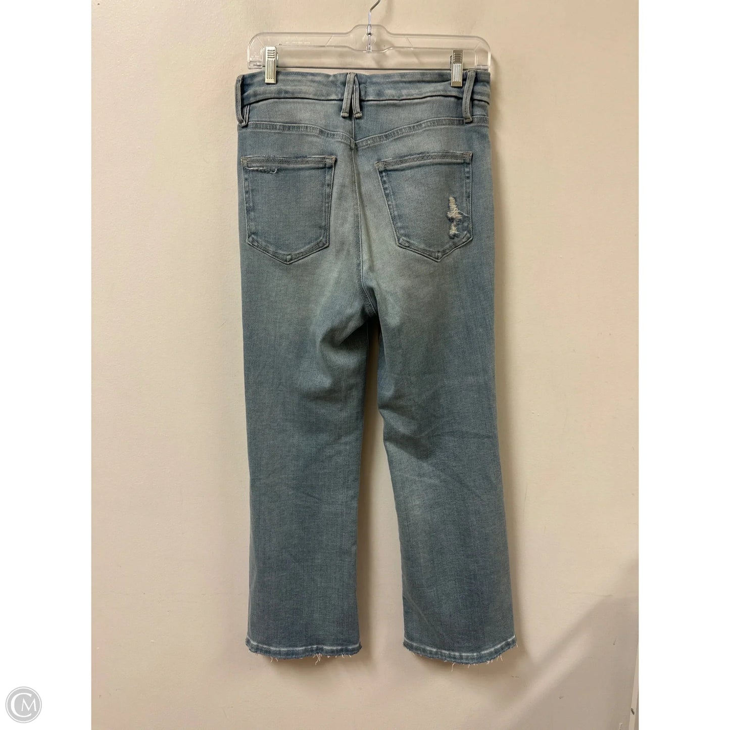 Jeans Boot Cut By Good American In Blue Denim, Size: 8