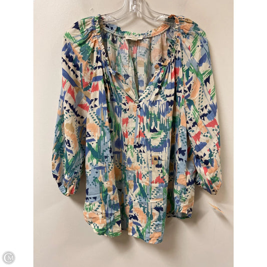Top Long Sleeve By Beachlunchlounge In Multi-colored, Size: S