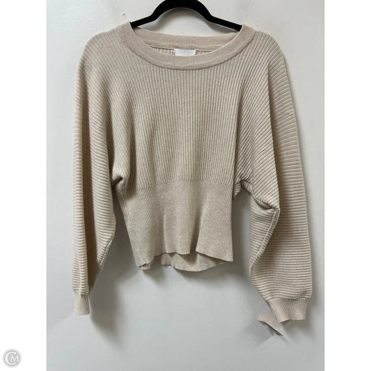 Sweater By Pink Rose In Cream, Size: Xl
