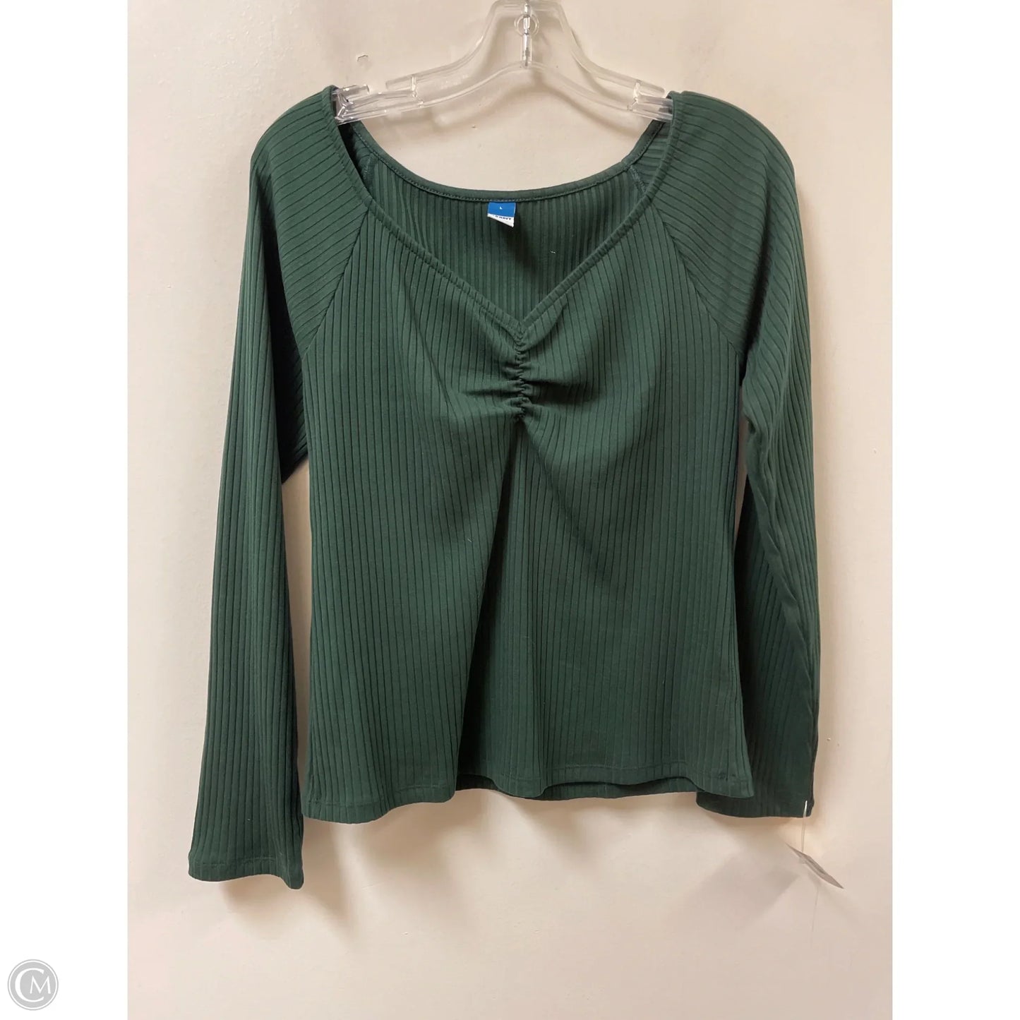 Top Long Sleeve By Old Navy In Green, Size: L