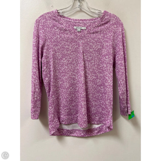 Top Long Sleeve By Universal Thread In Purple, Size: 1x
