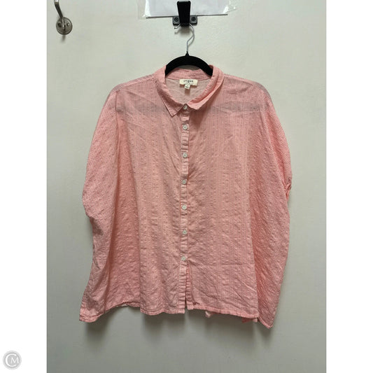 Top Short Sleeve By Umgee In Coral, Size: S