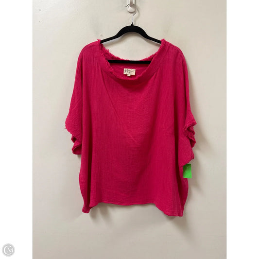 Tunic Short Sleeve By Clothes Mentor In Pink, Size: Xs