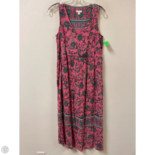 Dress Casual Maxi By J. Jill In Pink, Size: Xs