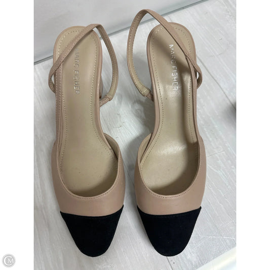 Shoes Heels Block By Marc Fisher In Tan, Size: 7.5
