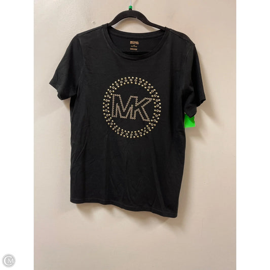 Top Short Sleeve By Michael By Michael Kors In Black, Size: S