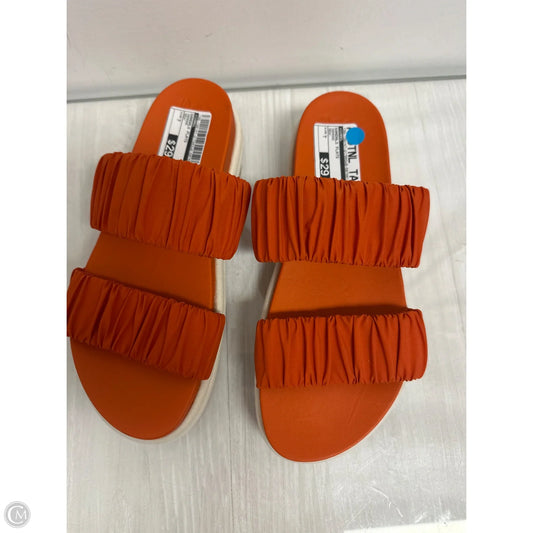 Sandals Flats By Sorel In Orange, Size: 7