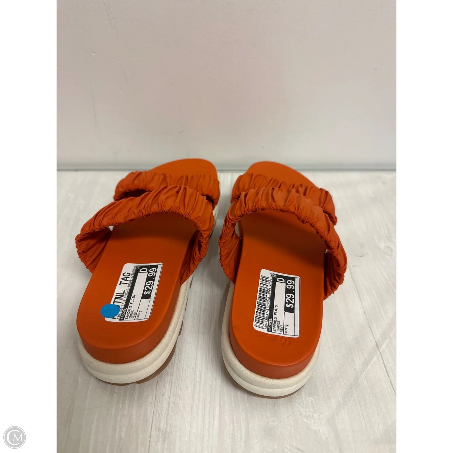 Sandals Flats By Sorel In Orange, Size: 7