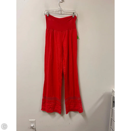 Pants Linen By Love Tree In Red, Size: 10