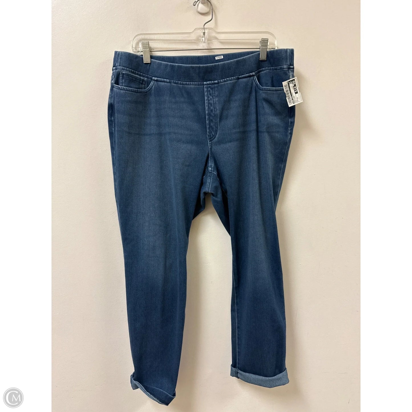 Pants Leggings By Pure Jill In Blue Denim, Size: 12