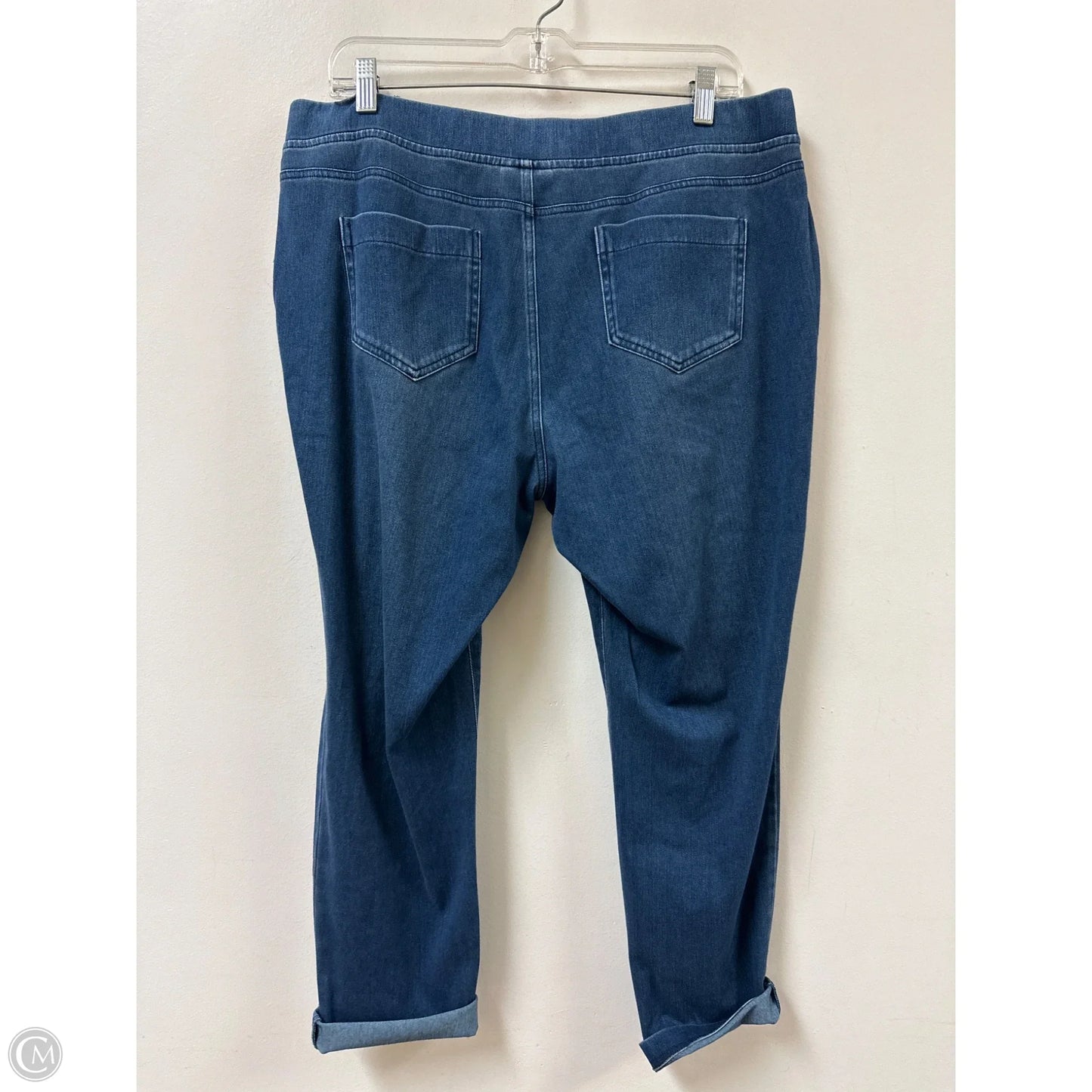 Pants Leggings By Pure Jill In Blue Denim, Size: 12