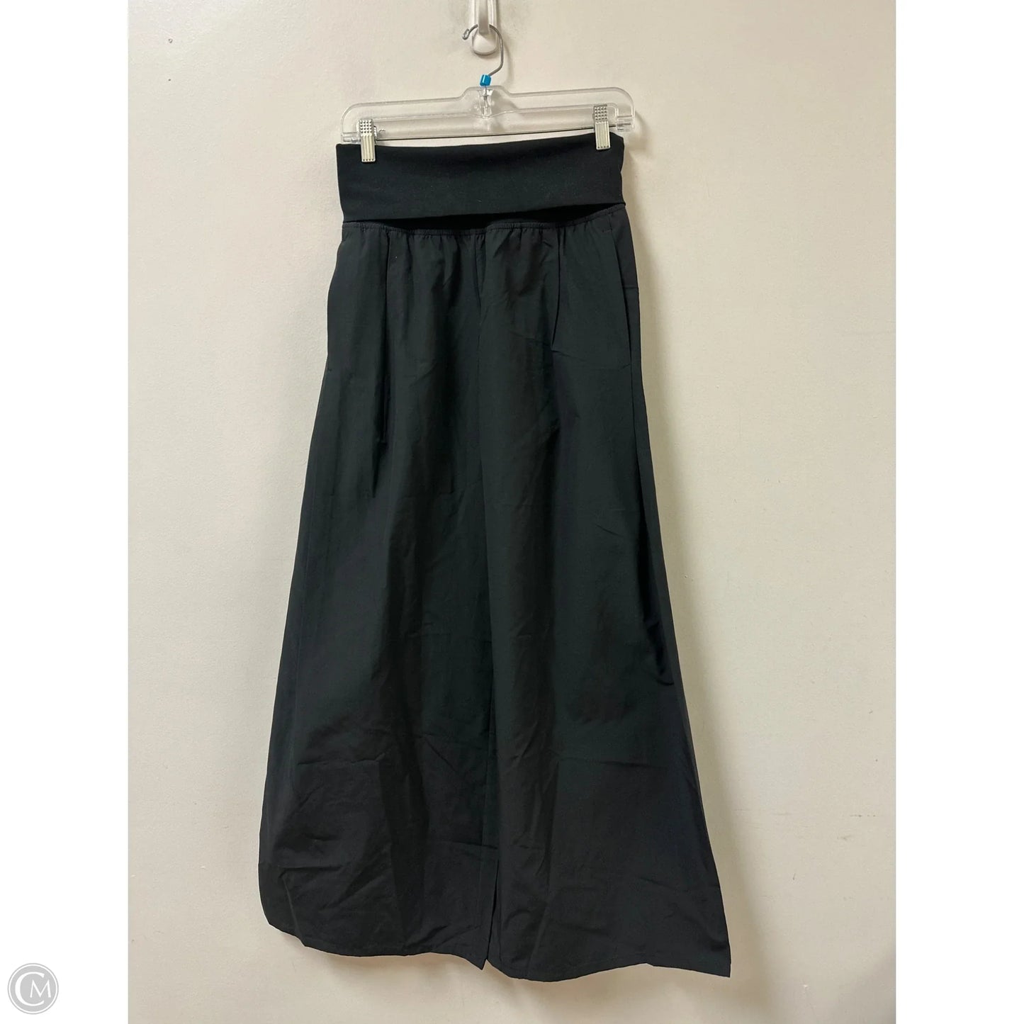 Pants Wide Leg By Bershka In Black, Size: 6