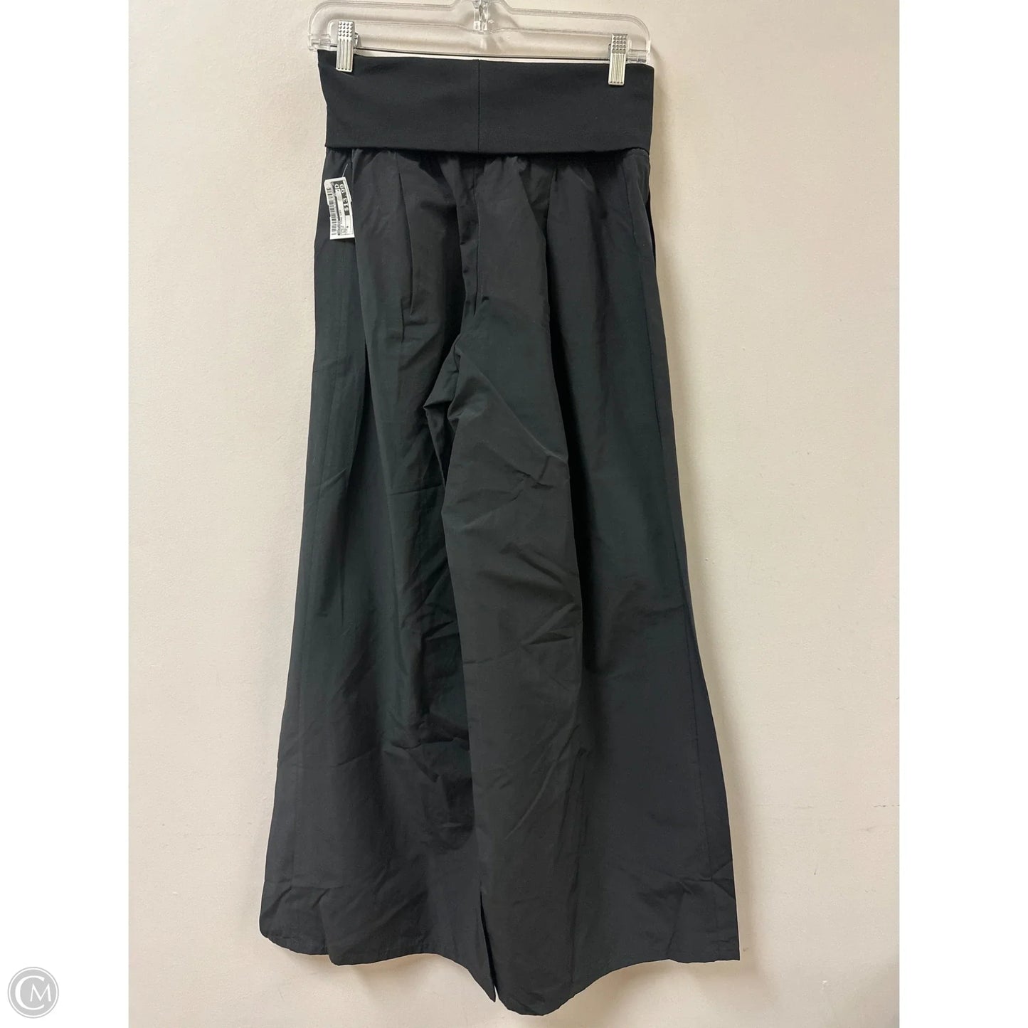 Pants Wide Leg By Bershka In Black, Size: 6