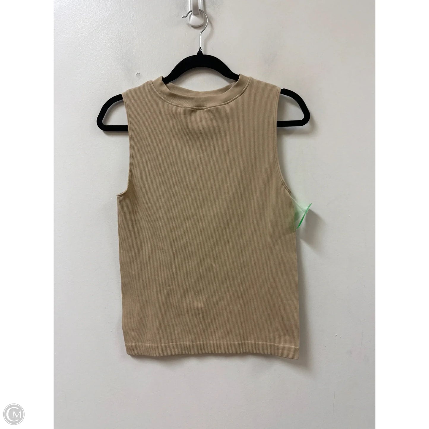 Top Sleeveless By Ann Taylor In Tan, Size: L