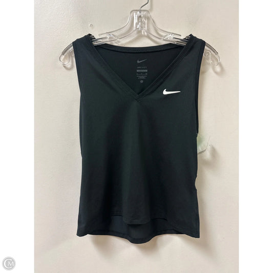 Athletic Tank Top By Nike Apparel In Black, Size: S