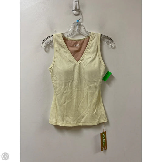 Athletic Tank Top By Clothes Mentor In Yellow, Size: S